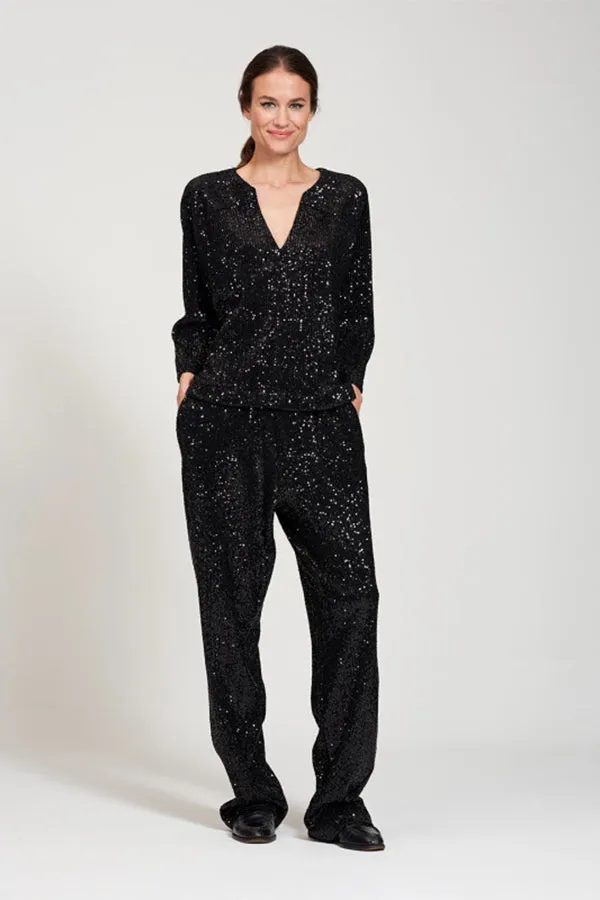 0039 Italy DILANA SEQUINNED TROUSERS