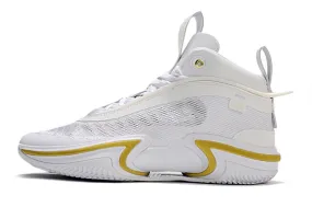 2021 Nike Air Jordan 36 White Metallic Gold