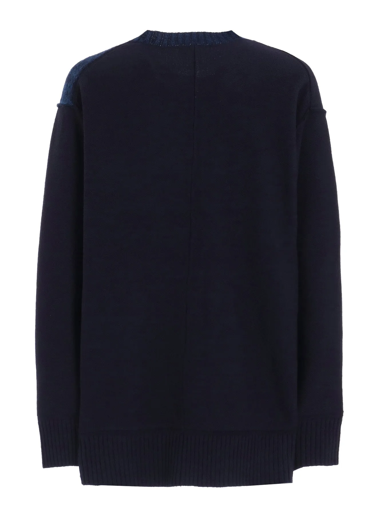 5GSJQ JERSEY FRONT SWITCHING CARDIGAN