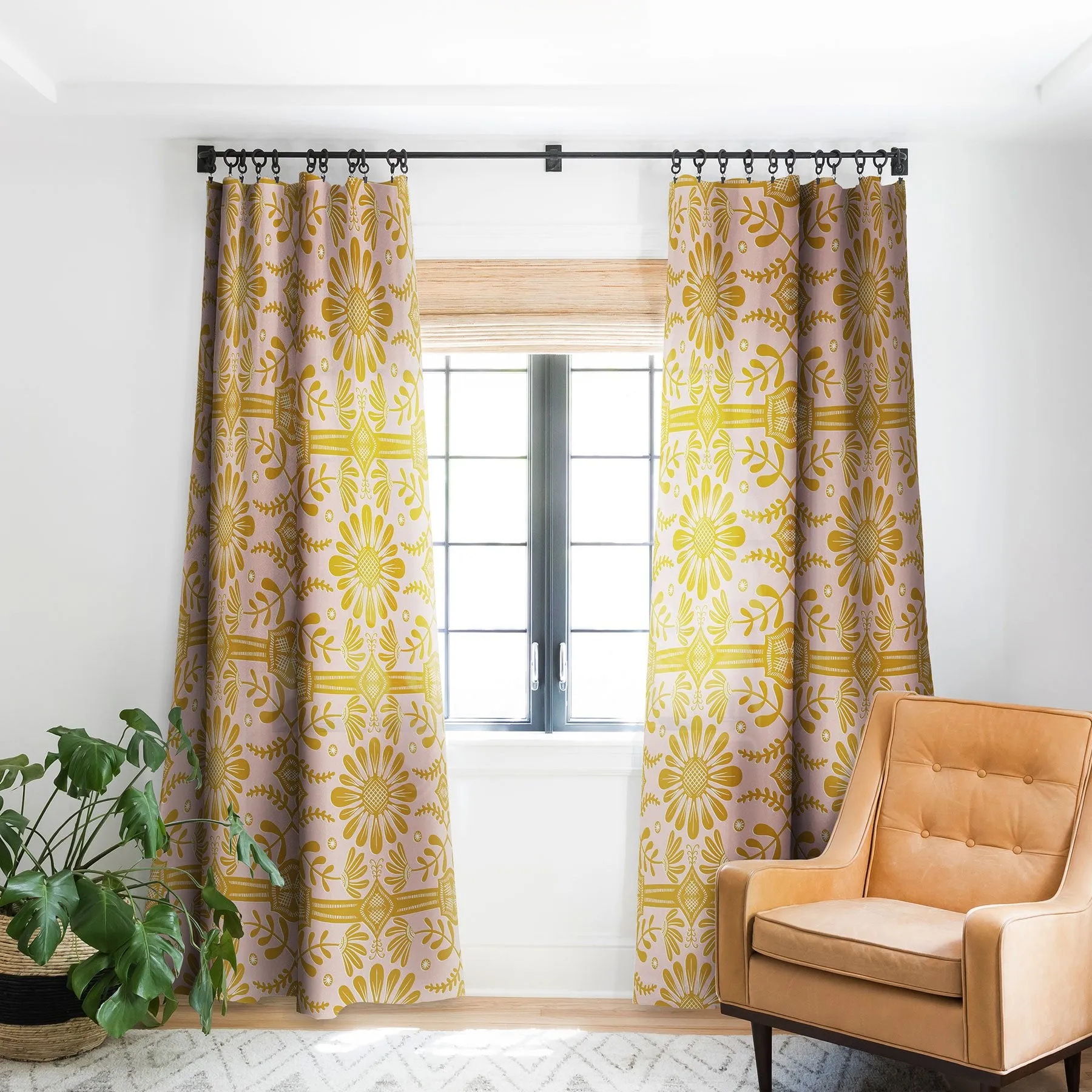 60s Love Story Blackout Window Curtains (DS)