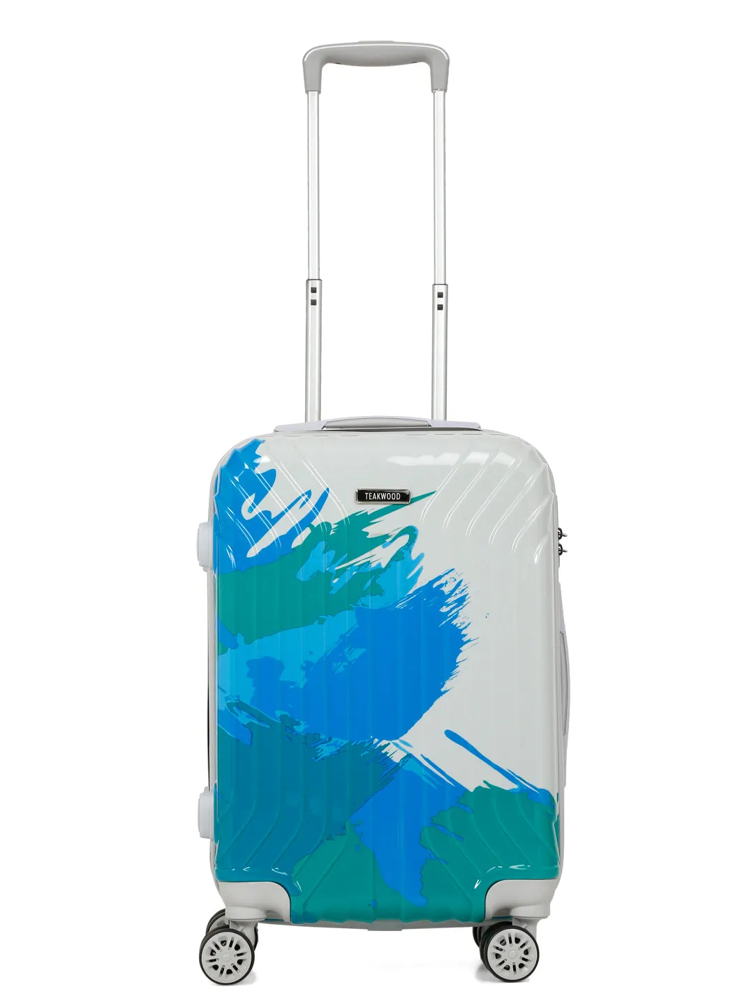 Abstract Printed Hard Trolley Bag