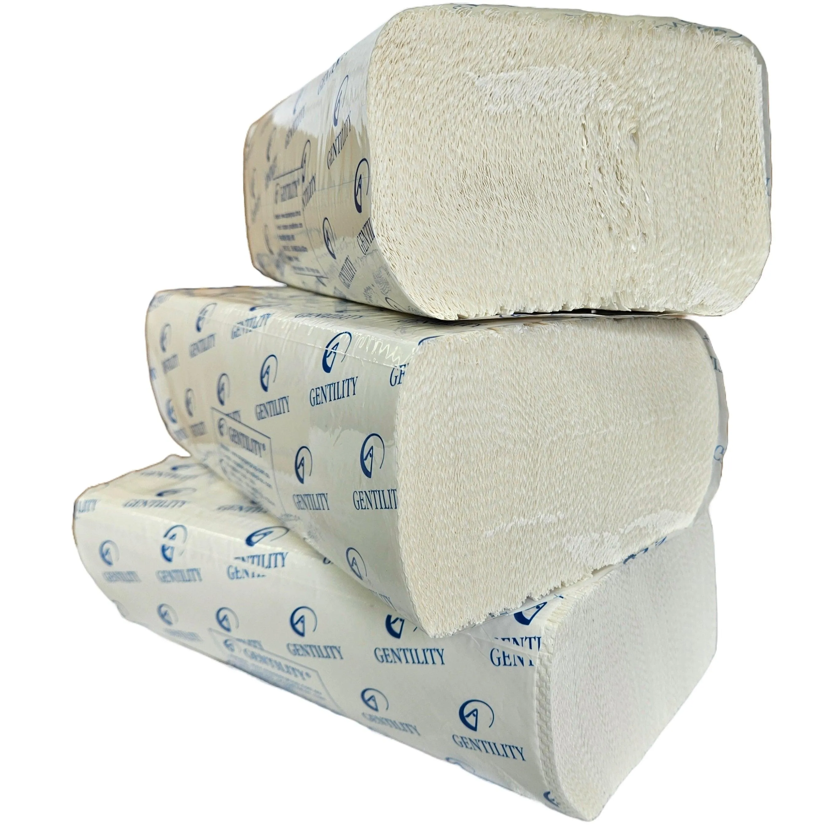 A&C Gentility Slimline Hand Paper Towels 23x23cm 2ply 150 Sheets x 16 Packs/Carton AC-3001