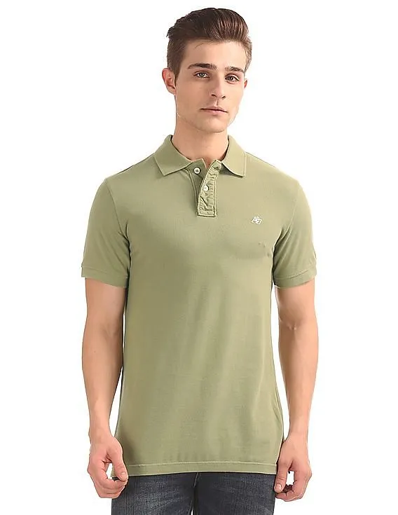 Aeropostale Regular Fit Pique Polo Shirt