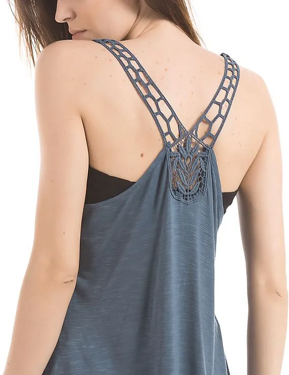 Aeropostale Slubbed Swing Tank Top