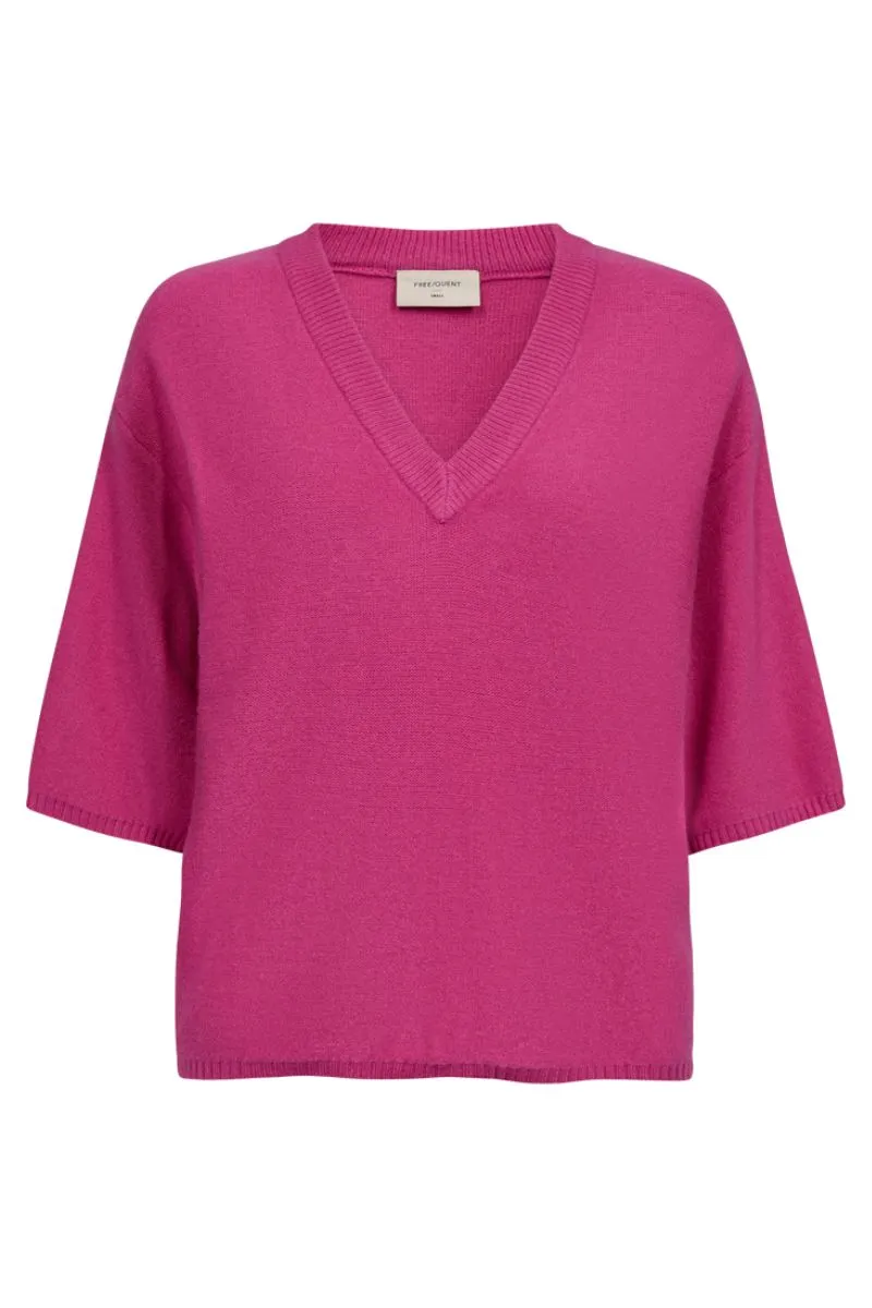 Alpi Pullover | Raspberry Rose | Strik fra Freequent