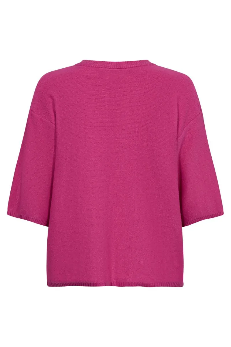 Alpi Pullover | Raspberry Rose | Strik fra Freequent