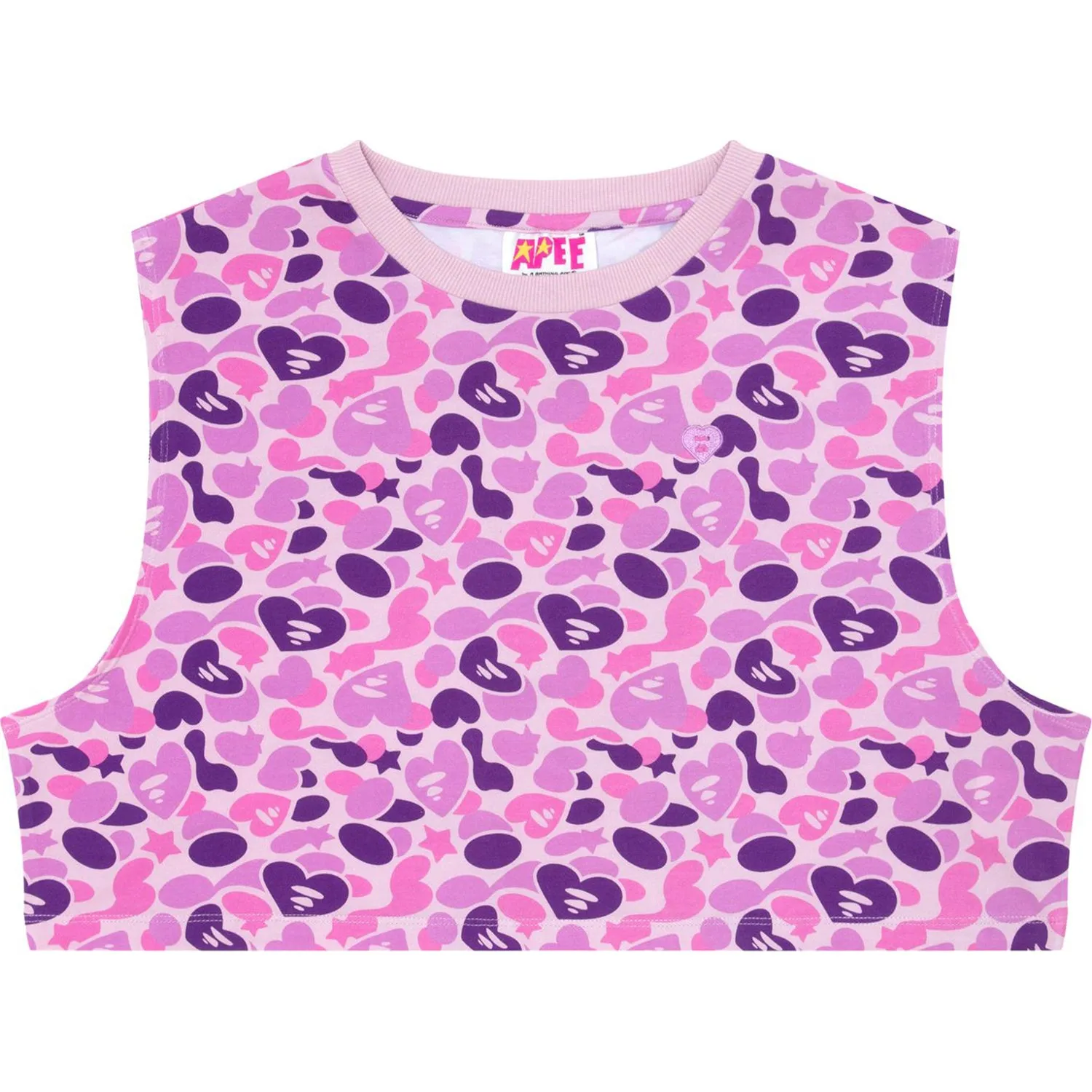 APEE PRINTED CROPPED VEST LADIES