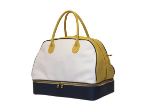 Atletico Club Travel Bag White/Yellow/Navy