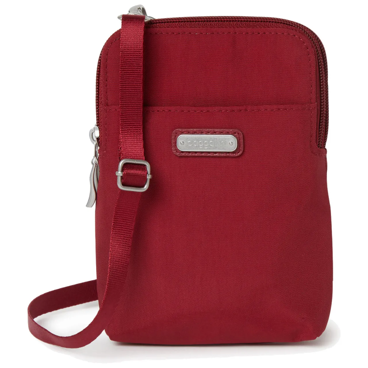 Baggallini Take Two RFID Bryant Crossbody - Ruby Red