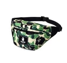 BAPE 1st Camo Waist Bag Green