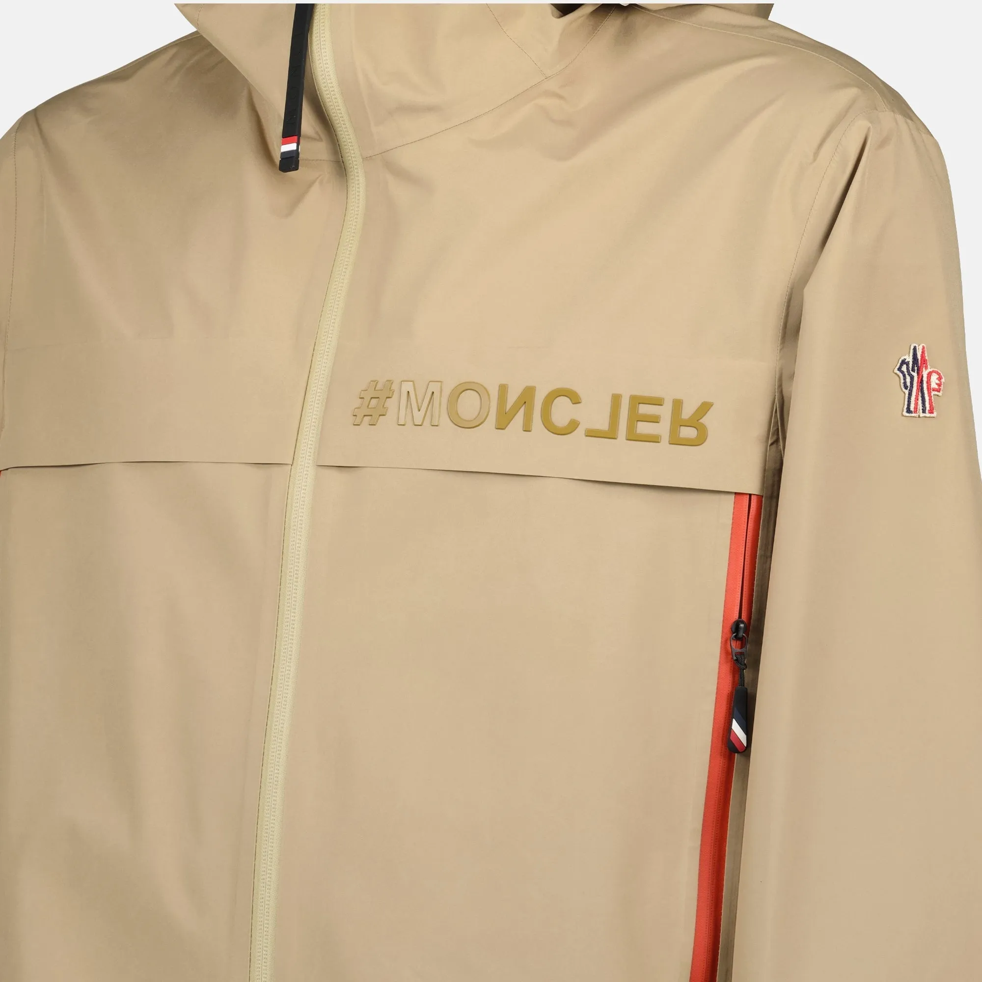 Beige Windbreaker Jacket