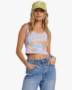 Billabong Wild Waves Tank-Peaceful Lilac