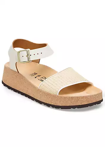 Birkenstock Women’s Nude Glenda French Narrow Fit Papillio Sandals | Grattan