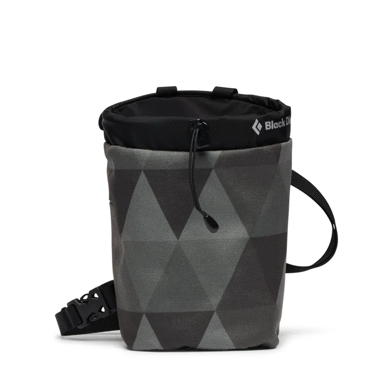 Black Diamond Gym Chalk Bag Gray Quilt