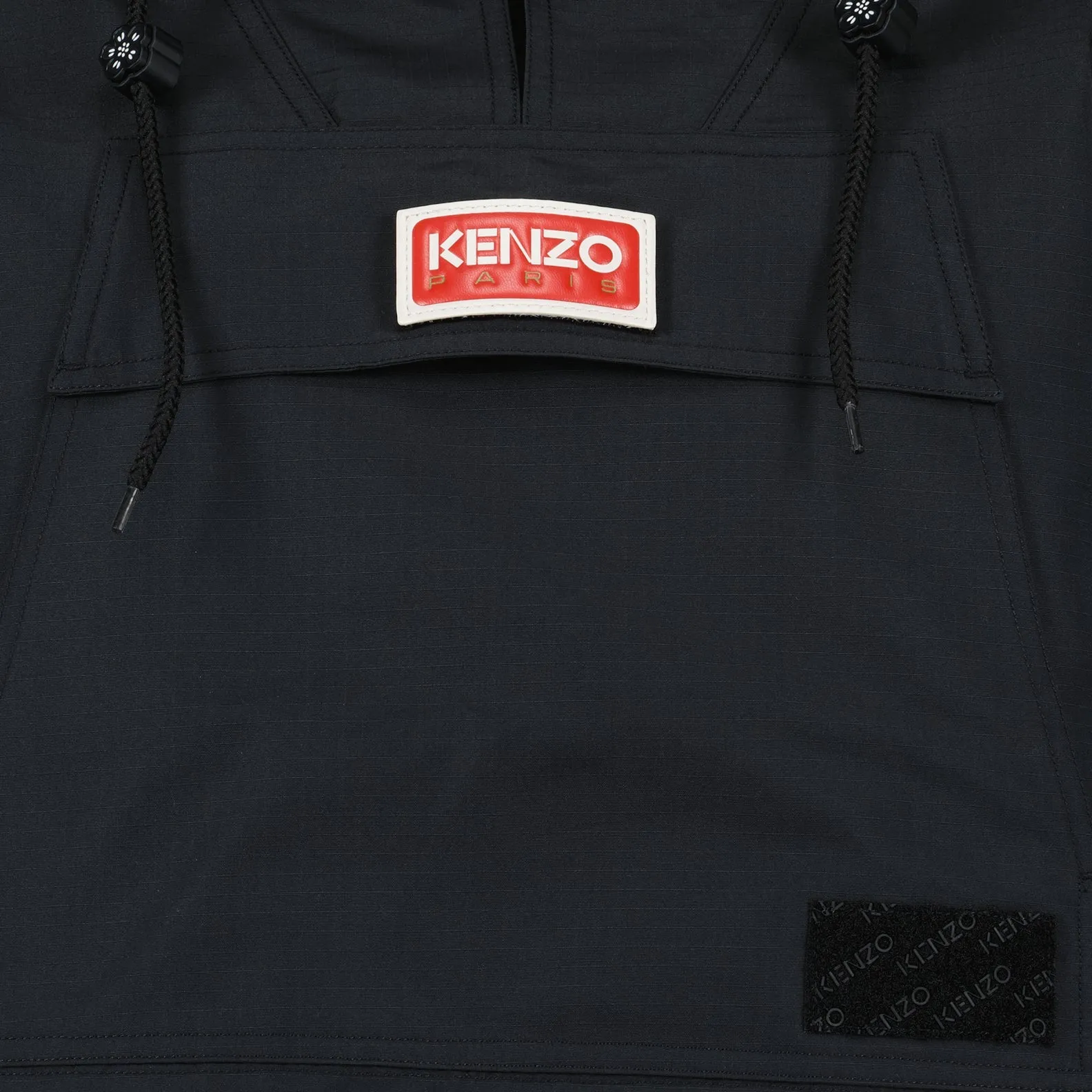 Black Logo Windbreaker