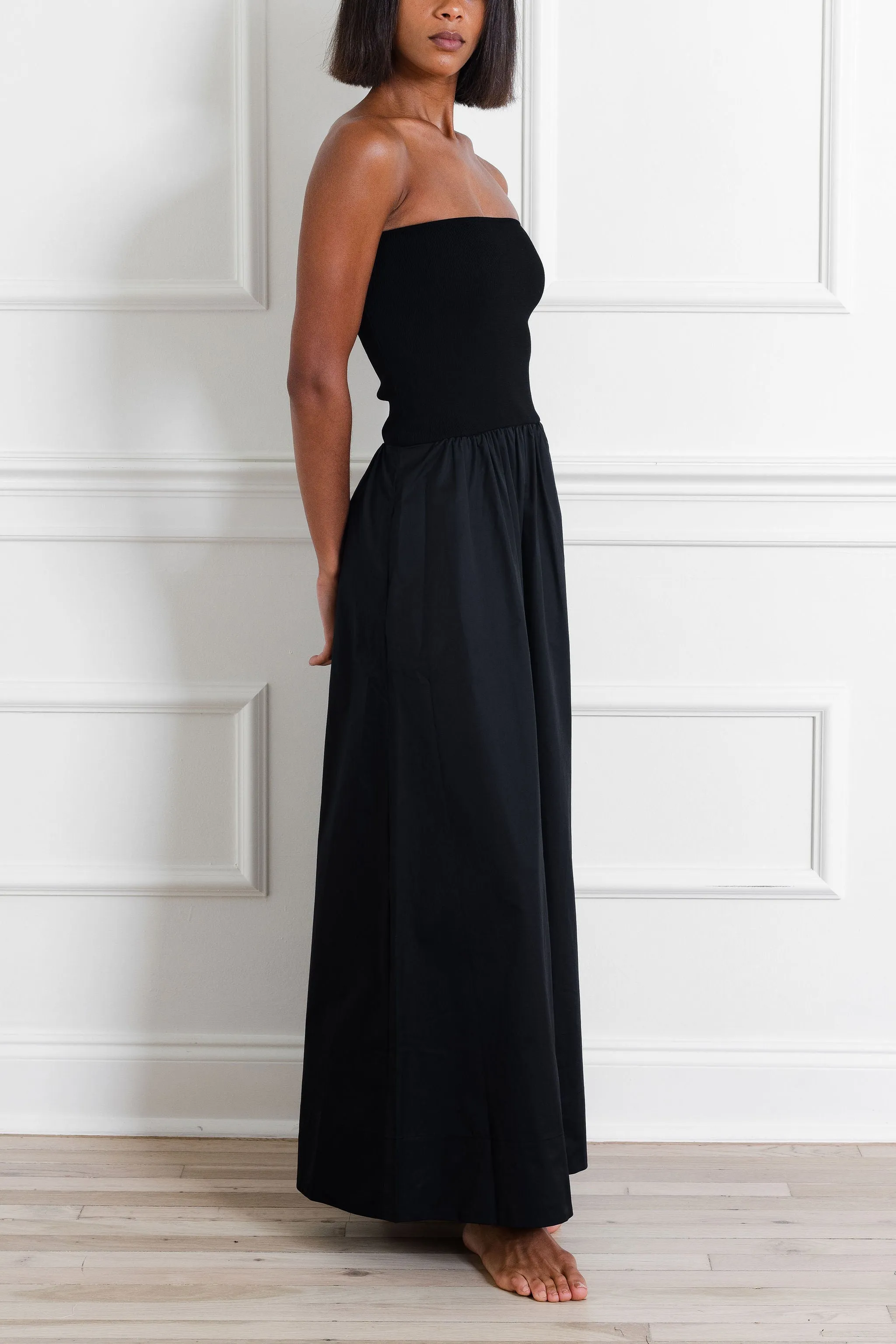 Black Strapless Dress