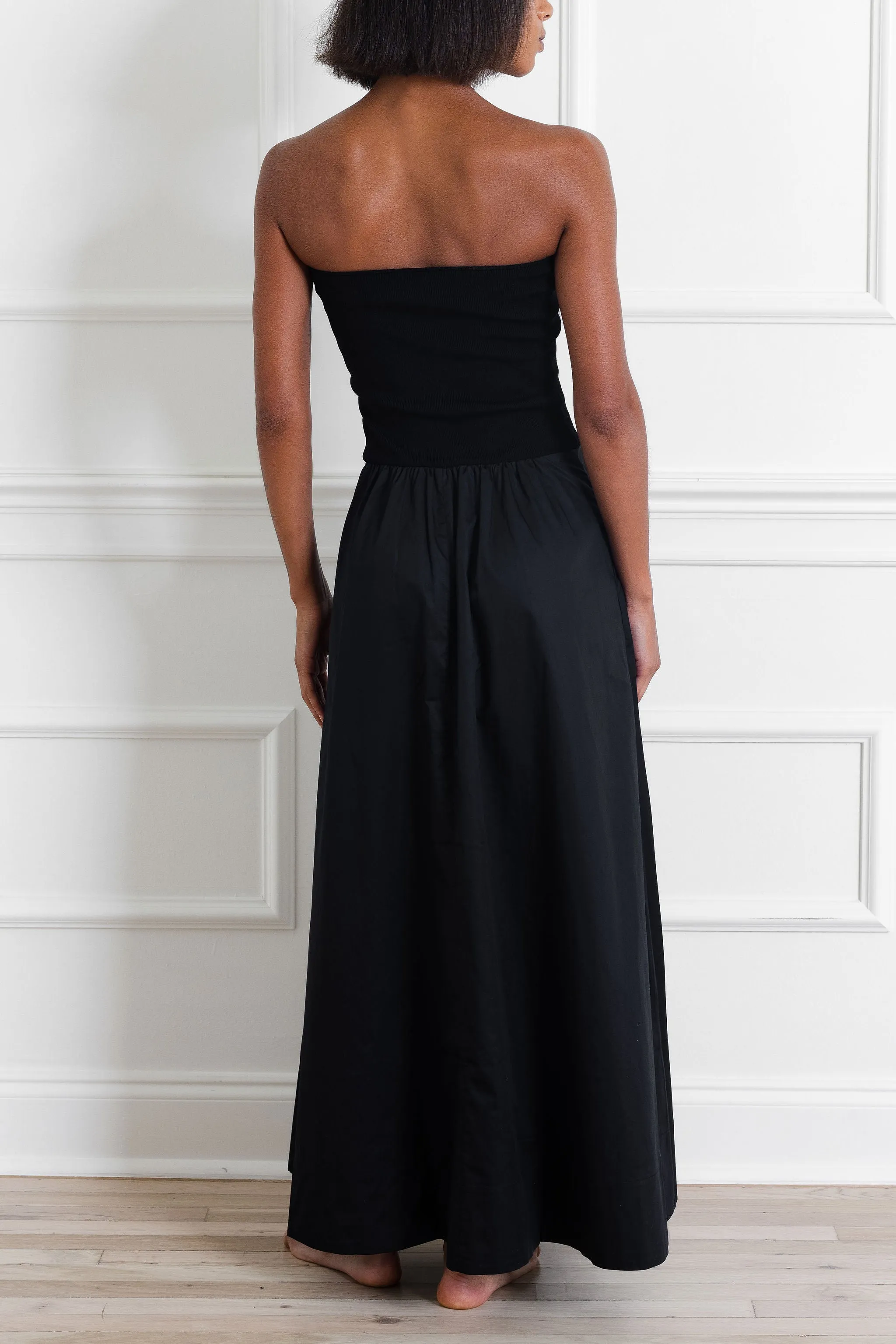 Black Strapless Dress