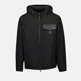 Black Windbreaker Jacket