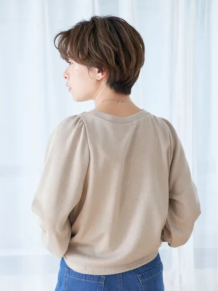 Bobo Tokyo Monisha Sleeve Volume Pullover