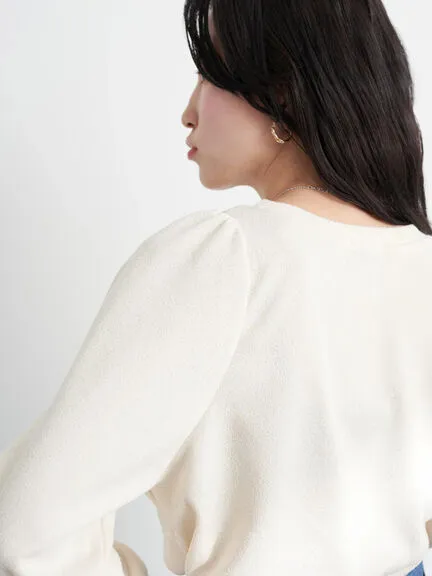 Bobo Tokyo Monisha Sleeve Volume Pullover