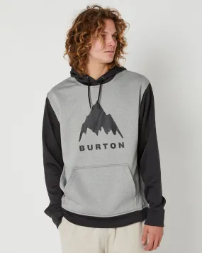 Burton Oak Mens Pullover - Gray Heather Black | SurfStitch