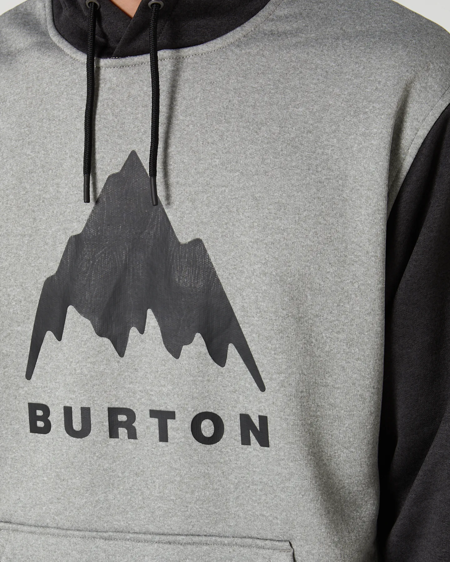 Burton Oak Mens Pullover - Gray Heather Black | SurfStitch