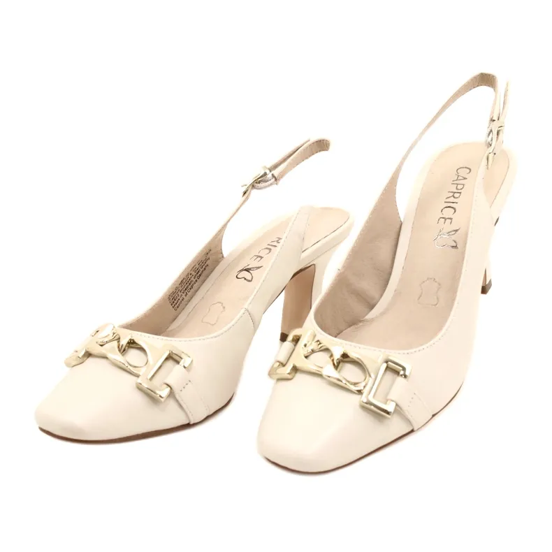 Caprice women's sandals 9-29626-20 132 OFFWHITE NAPPA beige