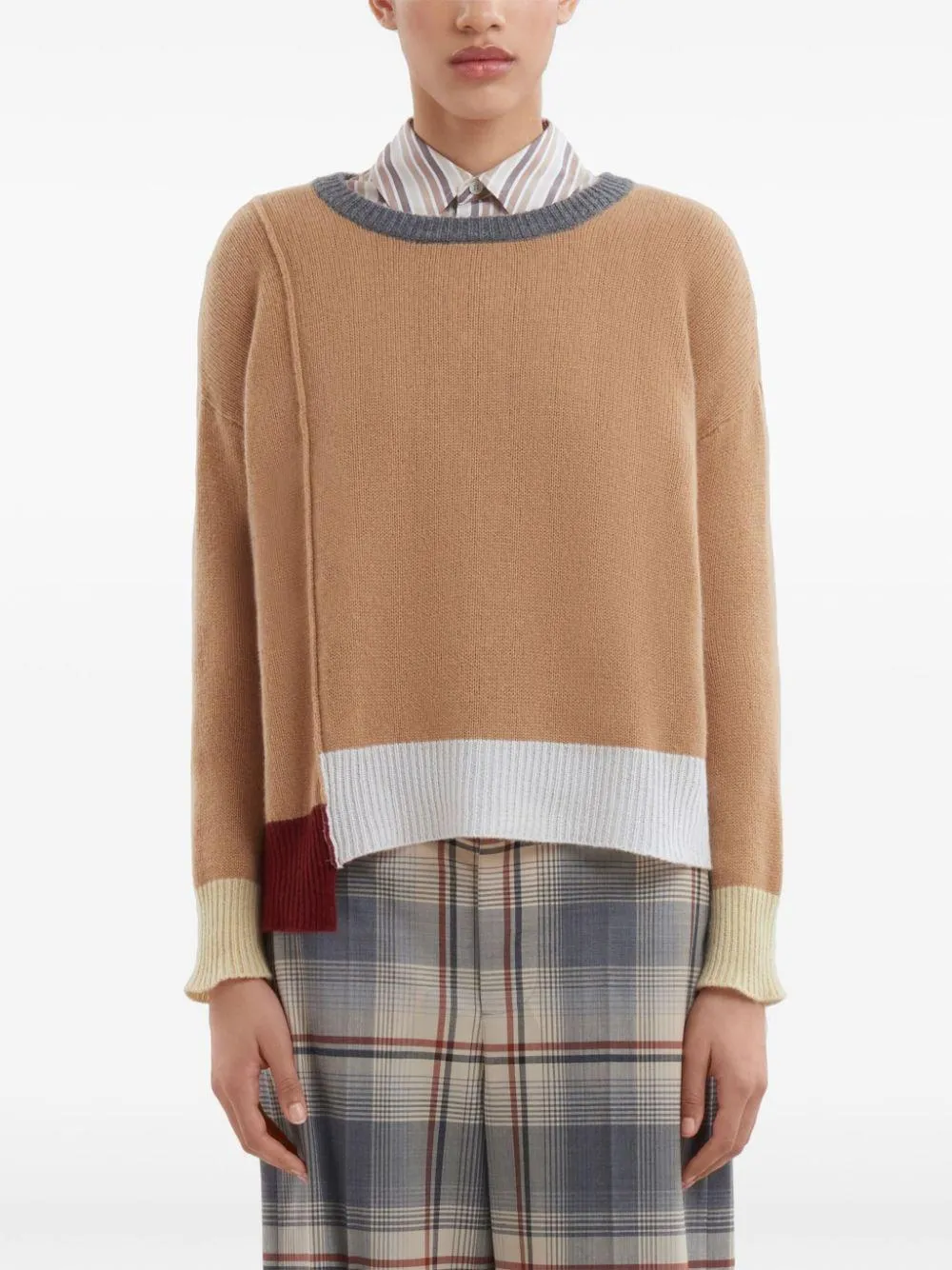 CASHMERE BOXY PULLOVER