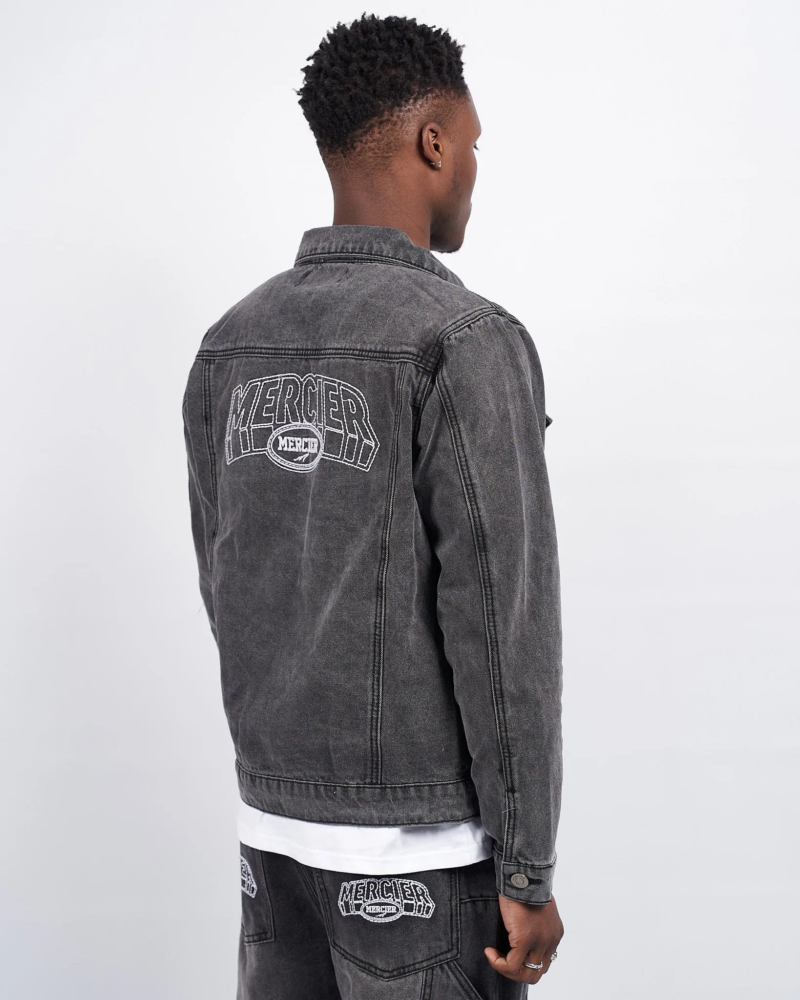 Charcoal Court Denim Jacket