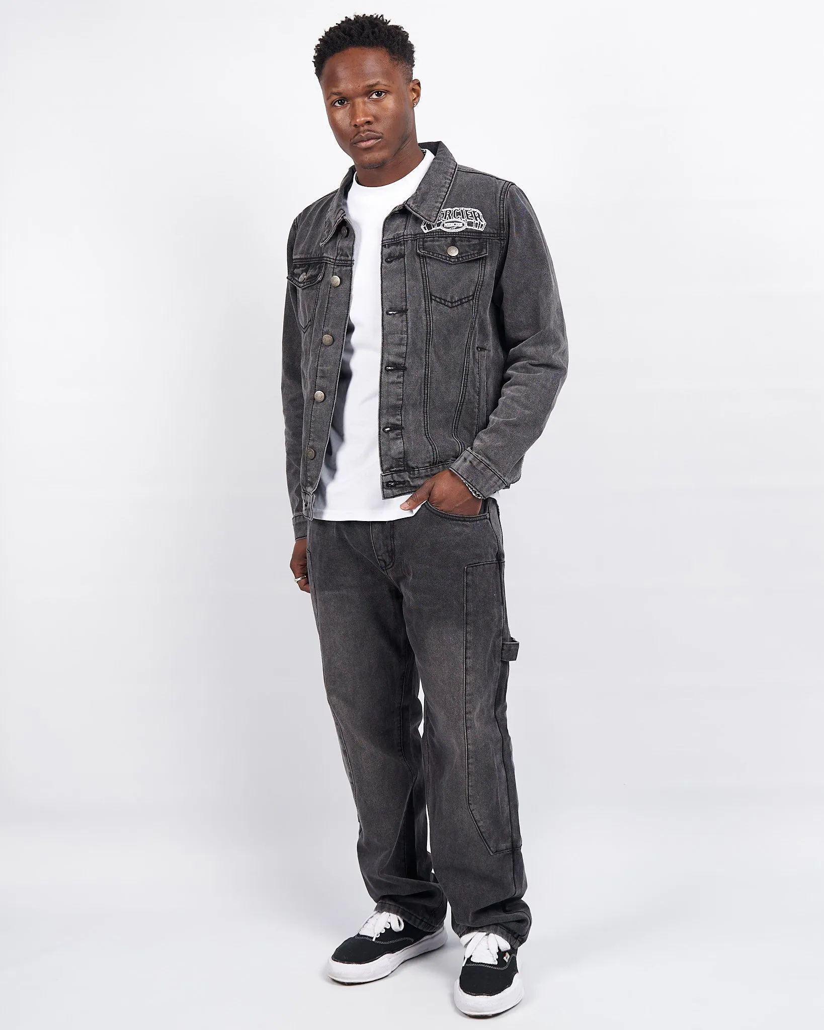 Charcoal Court Denim Jacket