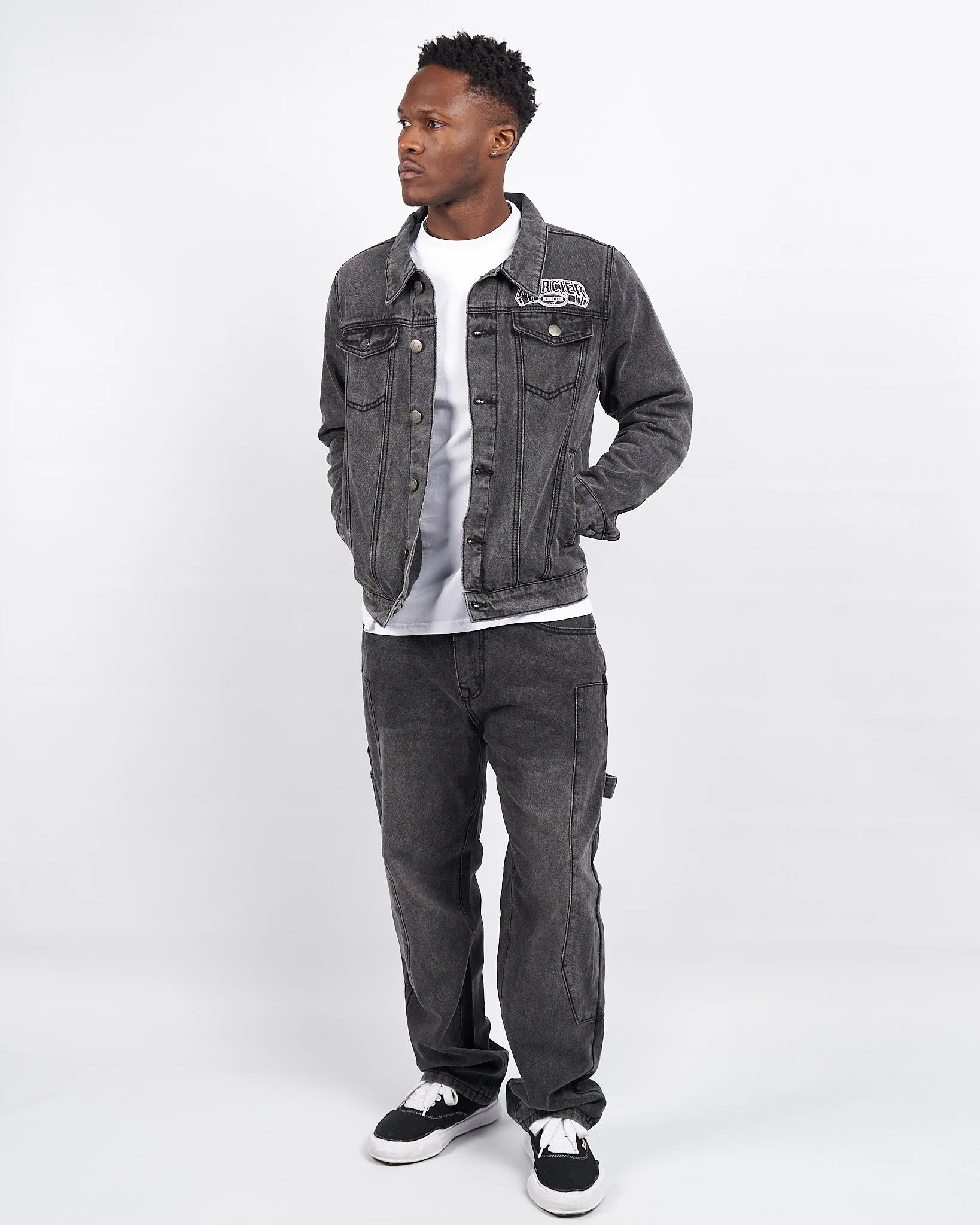 Charcoal Court Denim Jacket