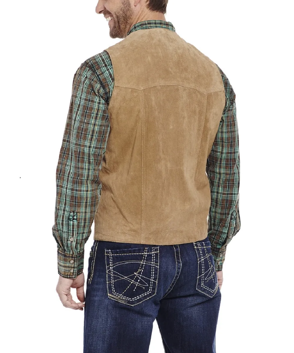 Circle S Men's Cripple Creek Suede Vest