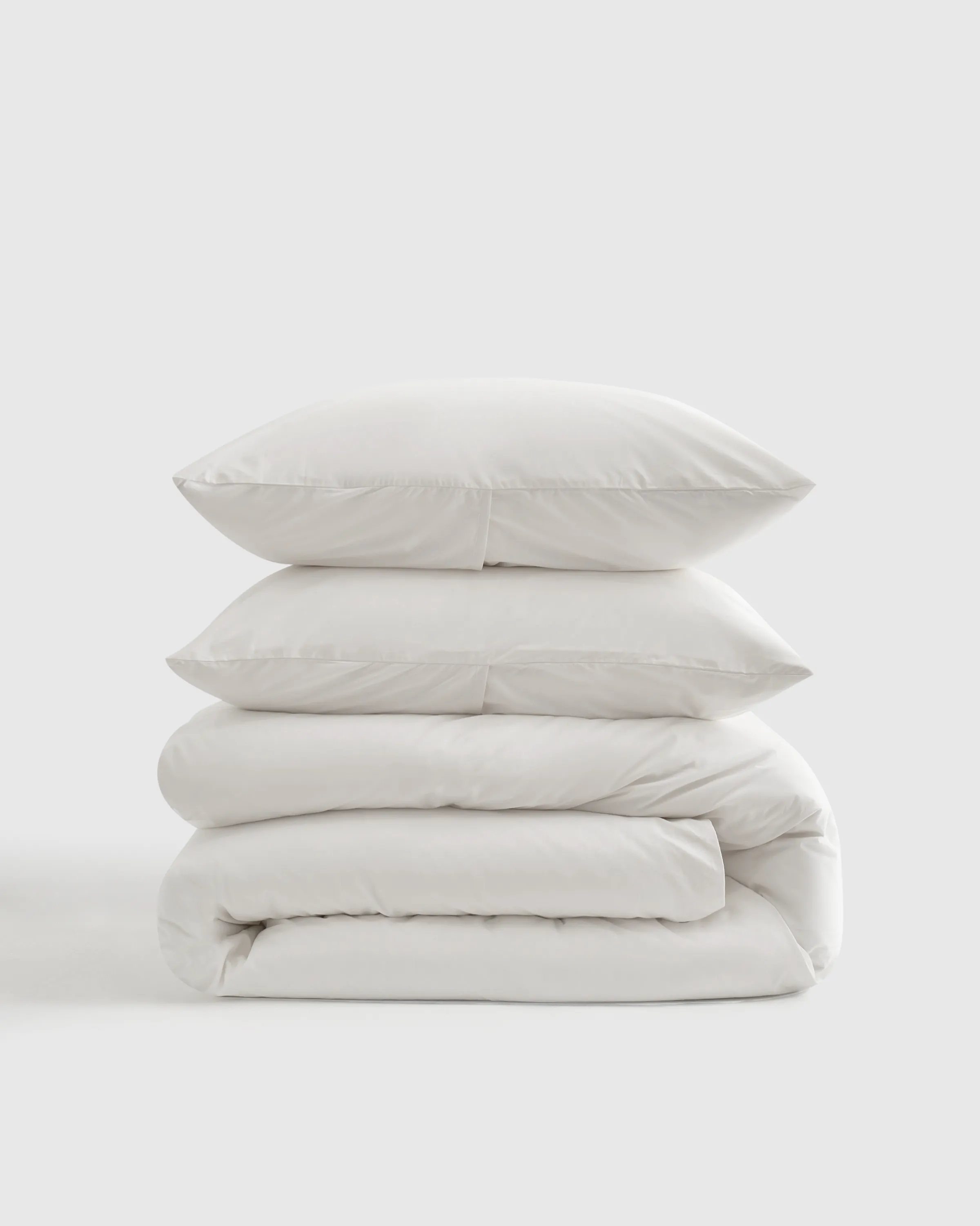 Classic Organic Percale Duvet Cover Set