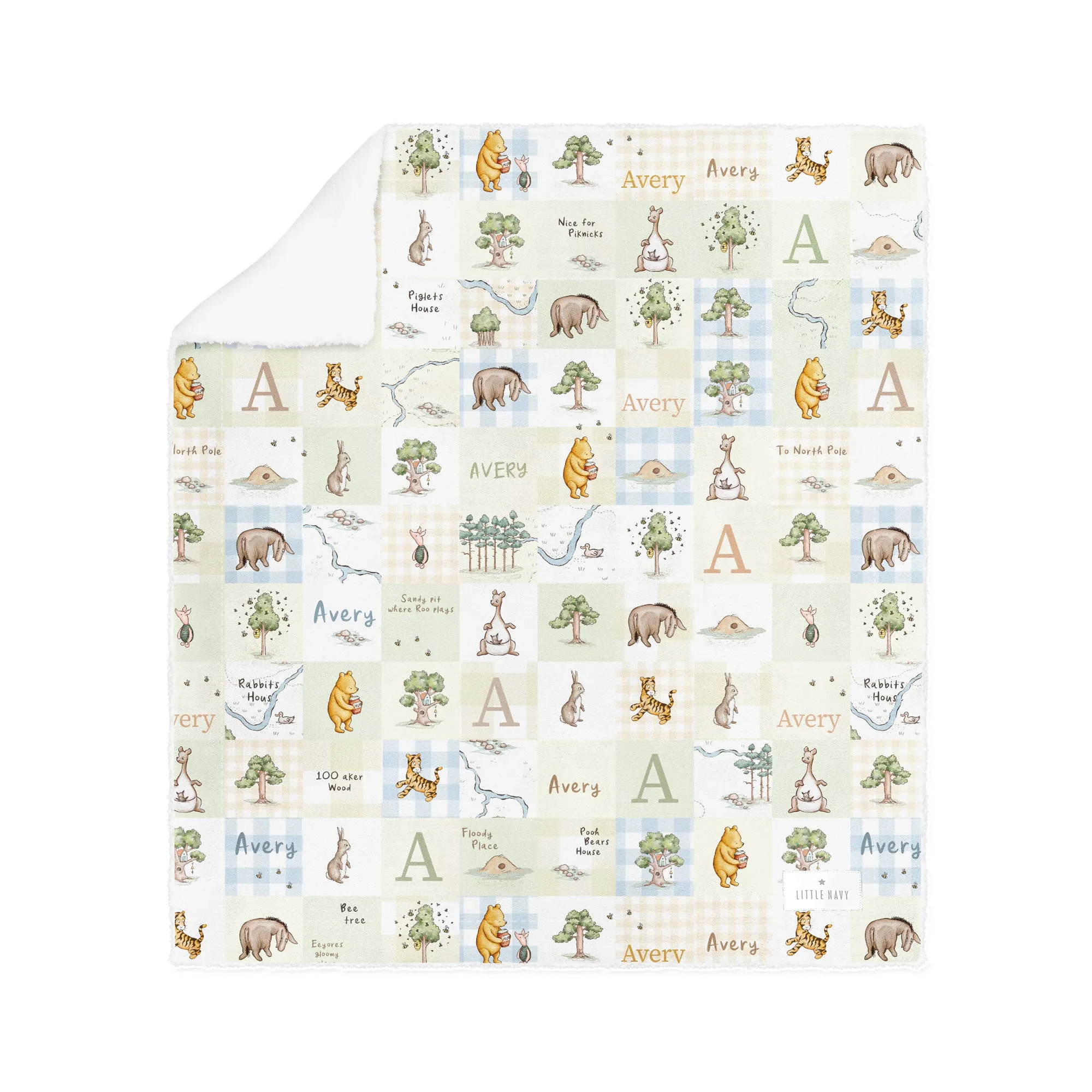 Classic Pooh - Personalized LUXE BLANKET