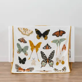 Clementine Kids Quilt - Cotton Muslin - Butterfly Collector