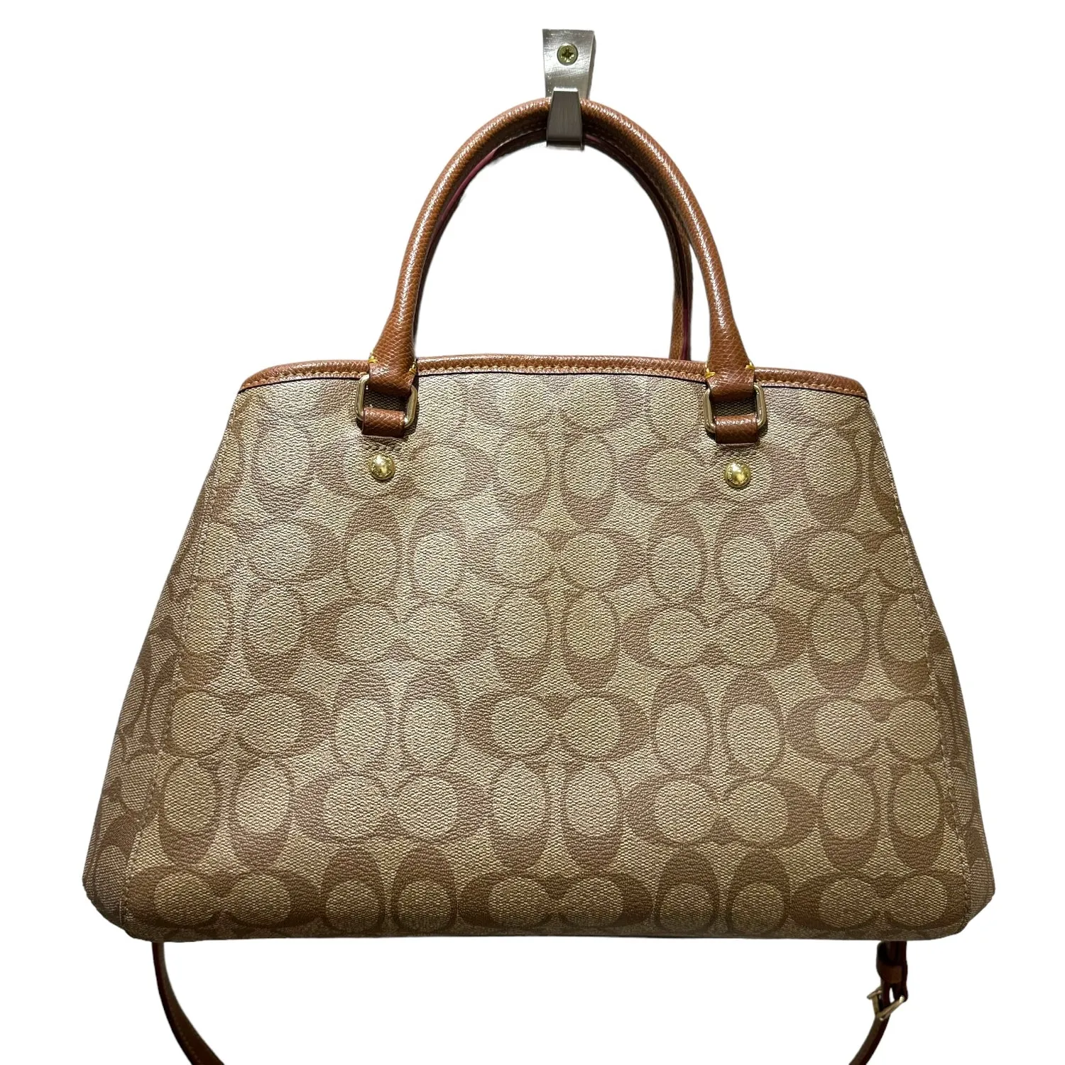 Coach Brown Monogram Margot Bag