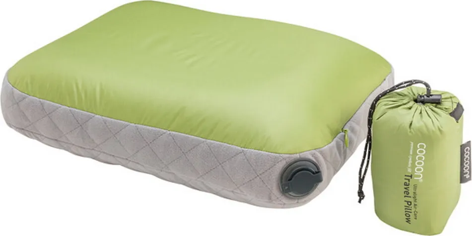 Cocoon Air-Core Pillow Ultralight Small Wasabi/Grey | Buy Cocoon Air-Core Pillow Ultralight Small Wasabi/Grey here | Outnorth