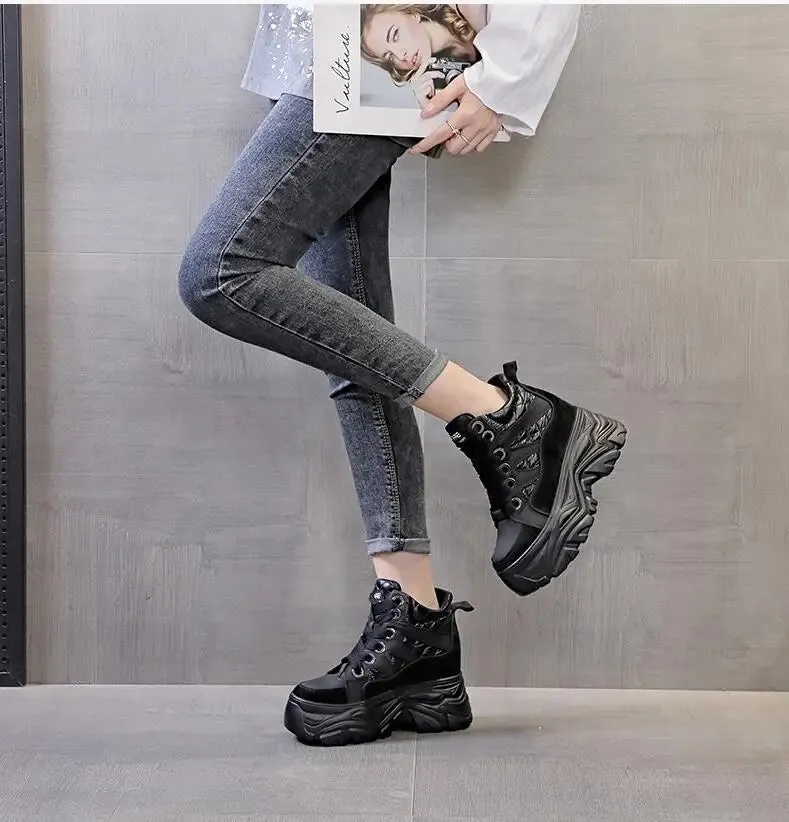 Comfort Wedge Platform Sneakers