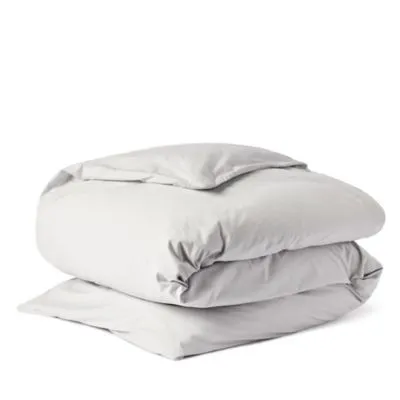 Coyuchi Cotton Percale Duvet Cover, Full/Queen