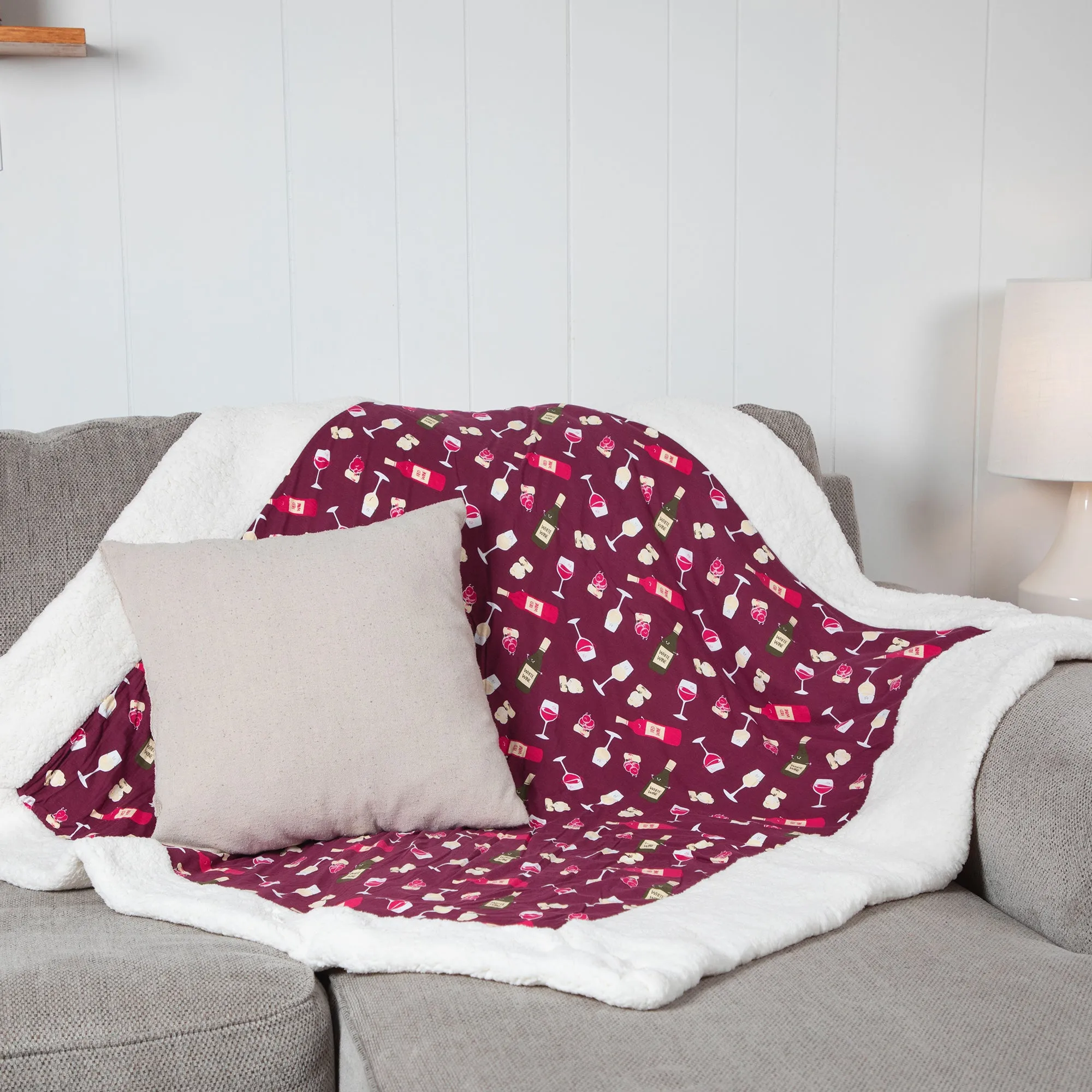 Cozy Fun Sherpa Blanket - 45 x 50