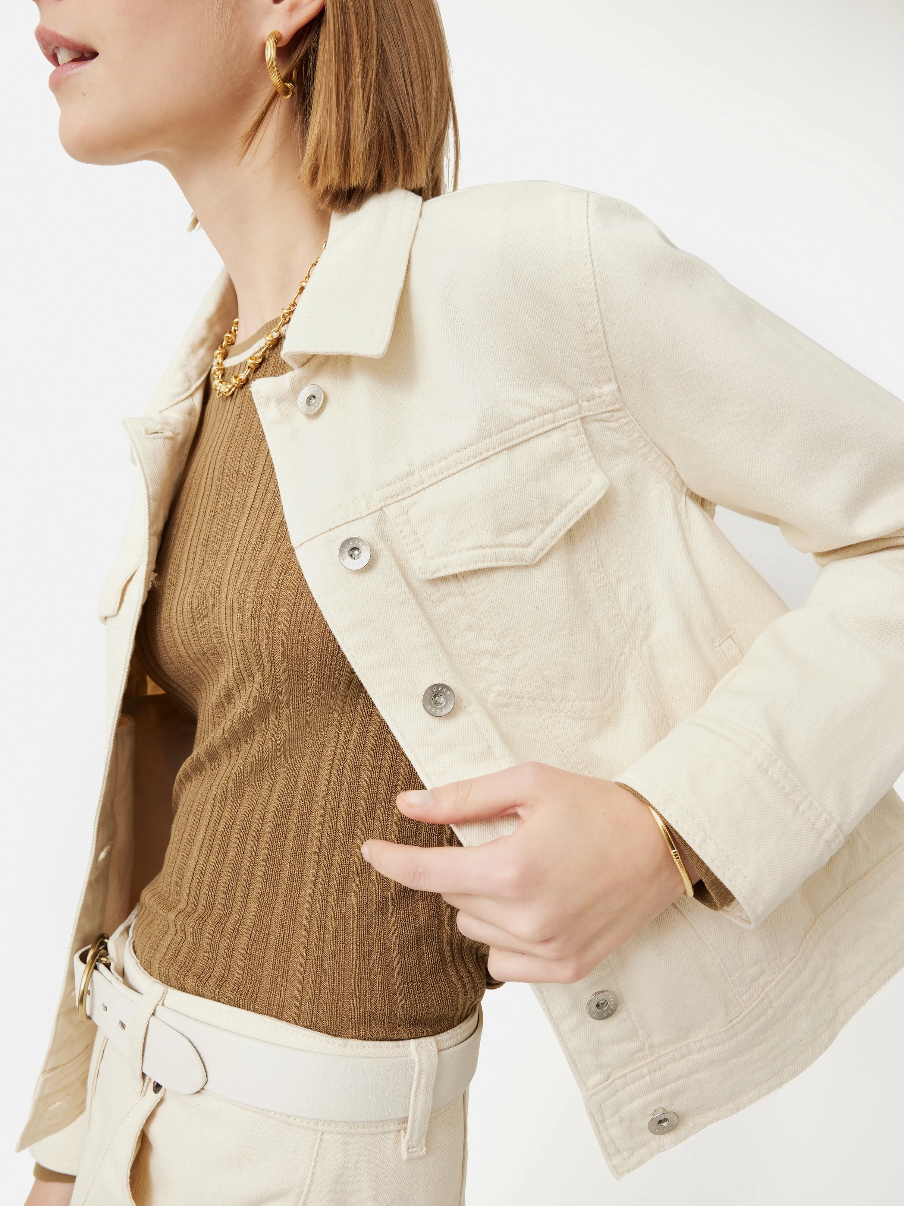 Denim Jacket | Cream