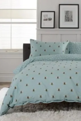 Deyongs 1846 Bee Print Duvet And Pillow Bedding