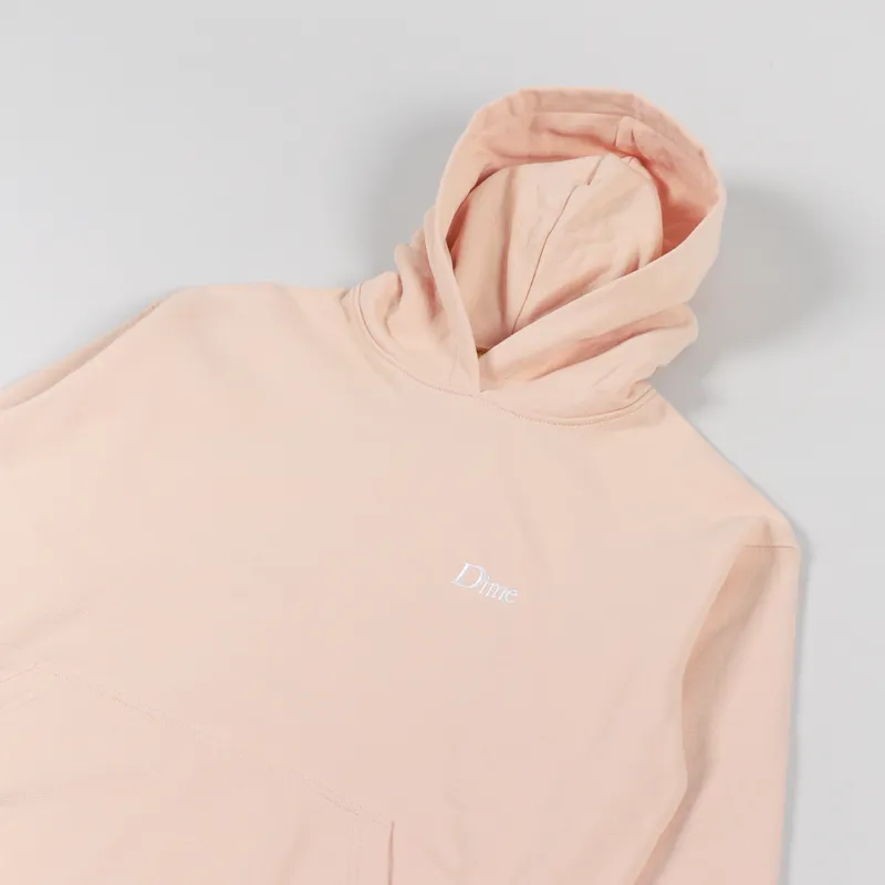 Dime Classic Small Logo Hoodie Light Salmon