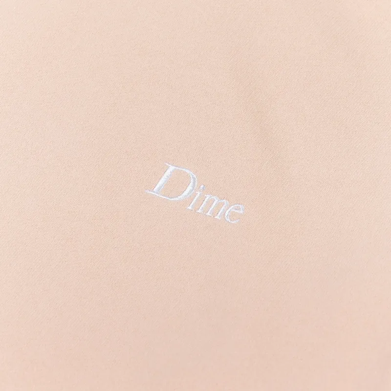 Dime Classic Small Logo Hoodie Light Salmon