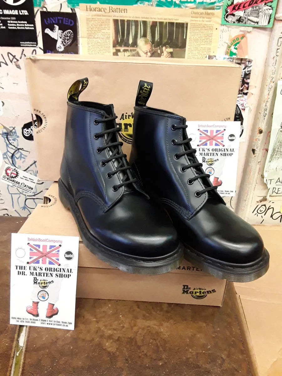 Dr Martens 101 Black 6 Hole size 11