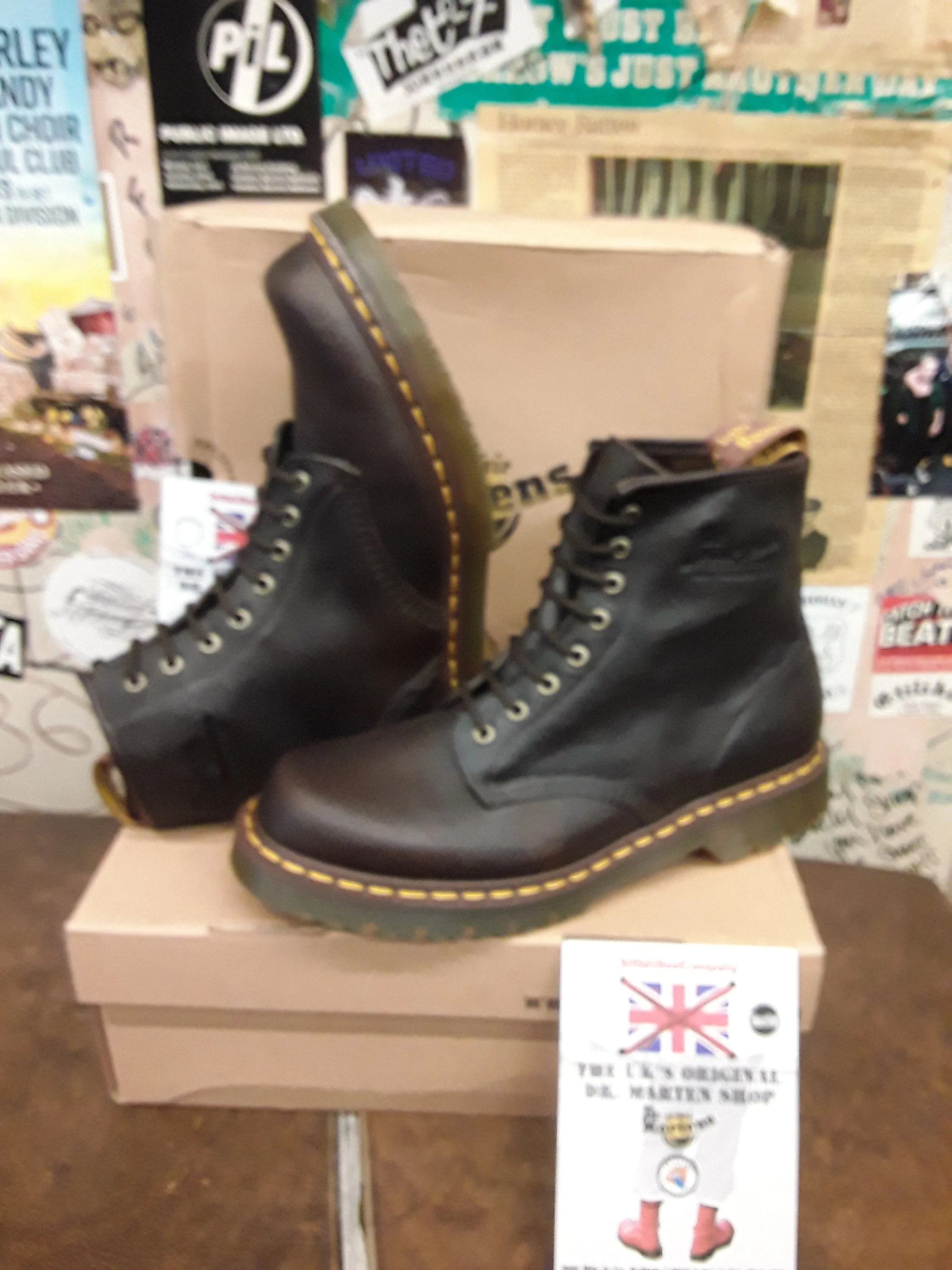 Dr Martens 1460 Bark Grizzly 8 Hole Various Sizes