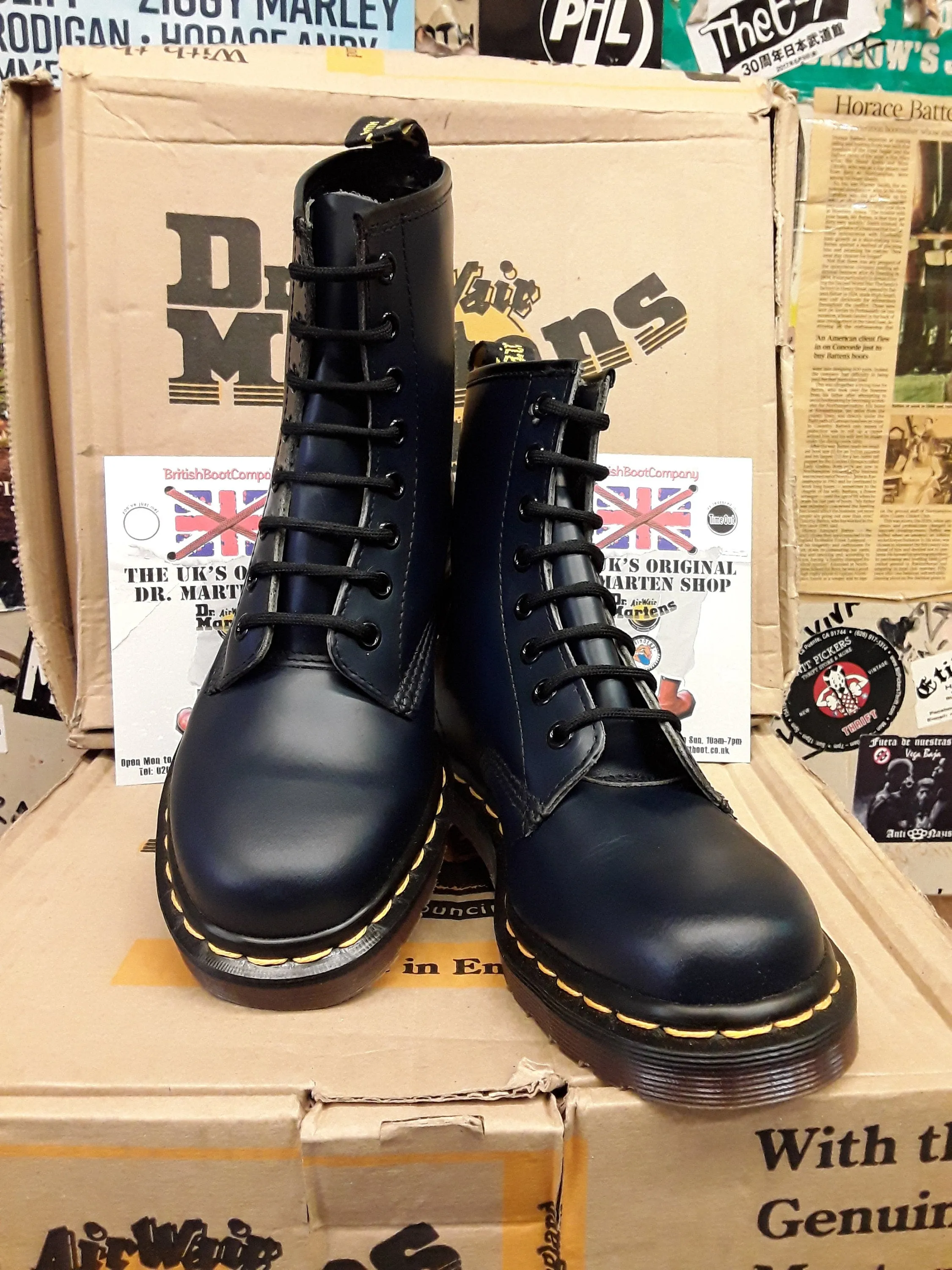 Dr Martens 1460 Navy Made in England  Various Sizes