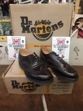 Dr Martens (2035) Made in England Brogue BURGUNDY VARIOUS SIZES