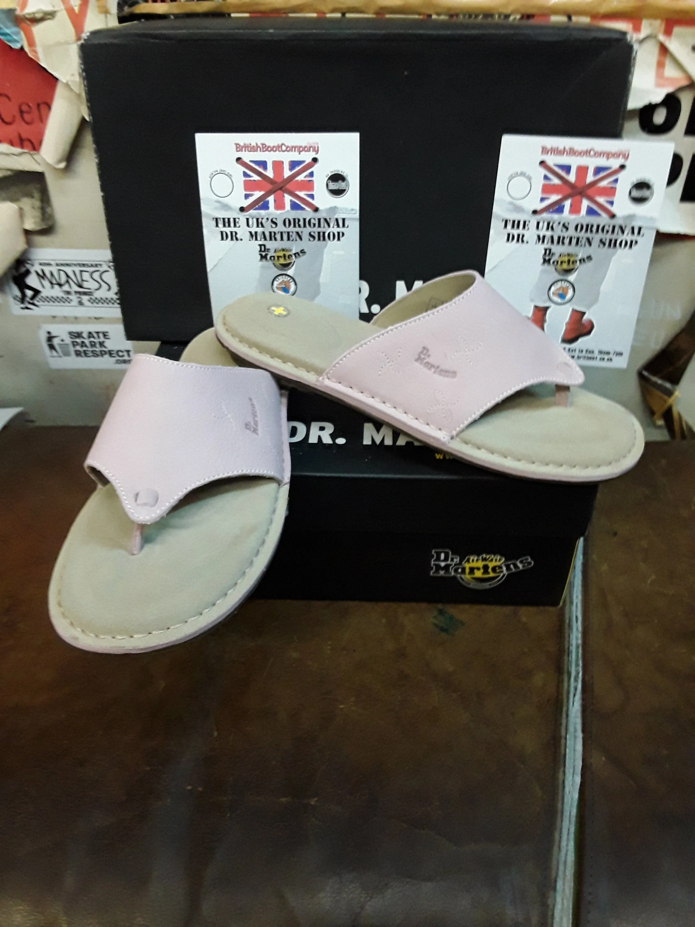 Dr Martens 3b05 Pale Pink Mule Sandal Various Sizes