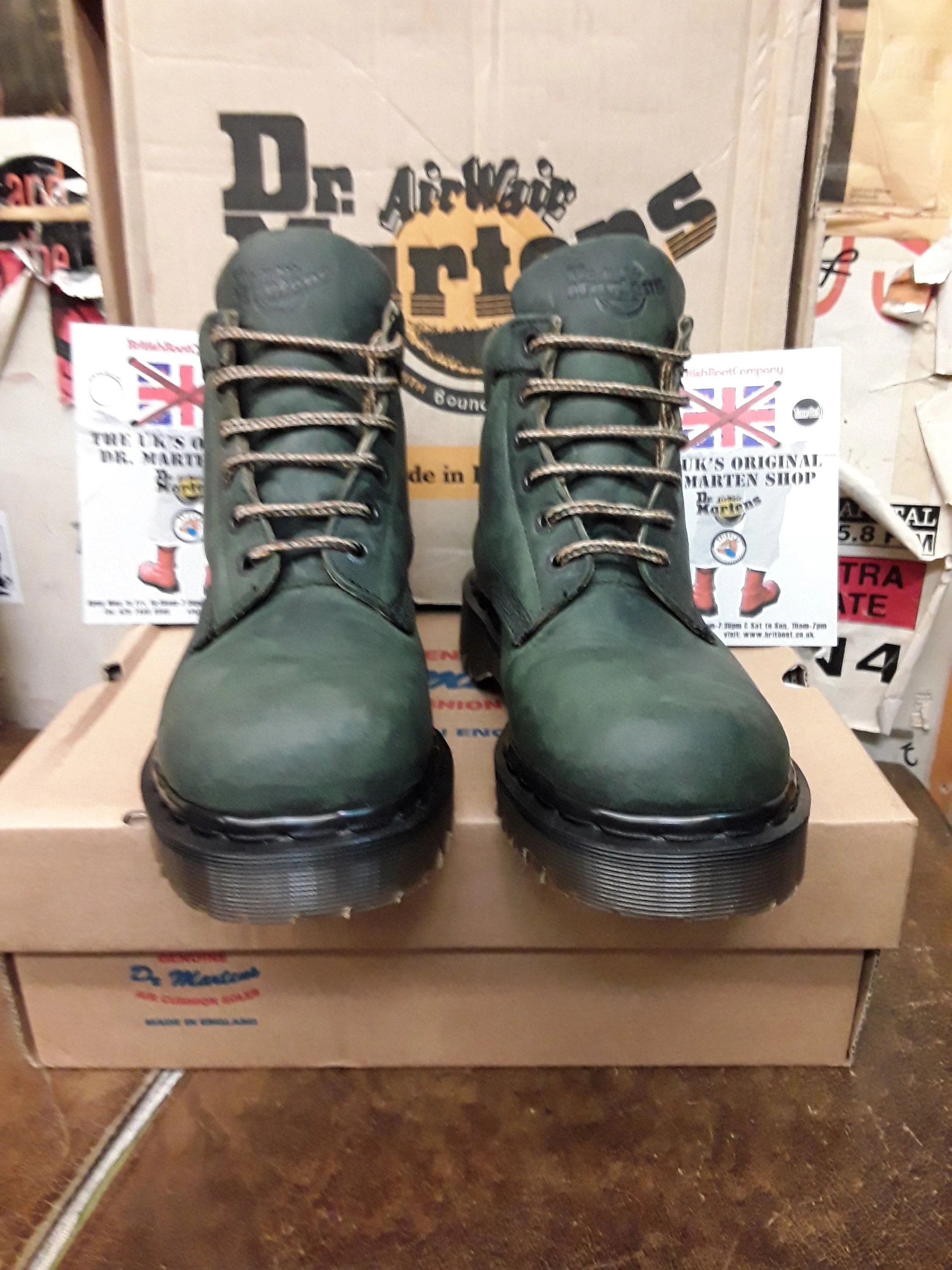 Dr Martens 8283 Forest Green Made in England Size 7